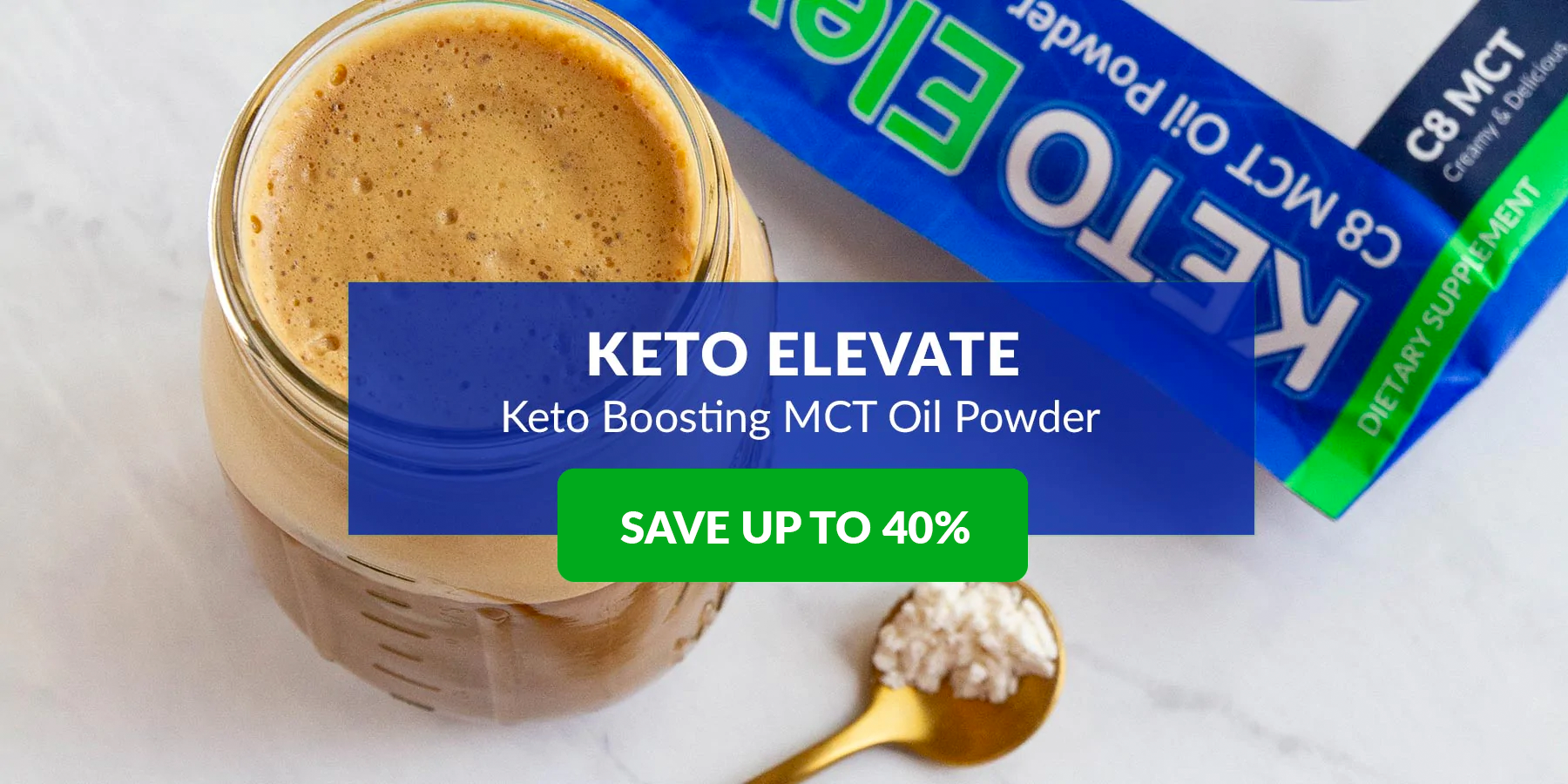 Keto Elevate™ — C8 MCT Oil Powder (3 Delicious Flavors)